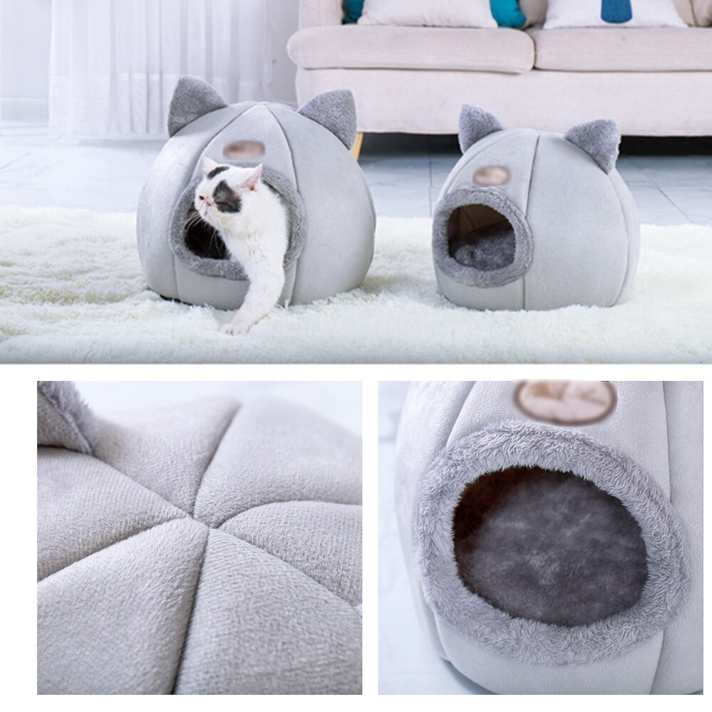 Beaupretty 2 Stuks Pluche Hamsterbed Warm Nest Voor Huisdieren
