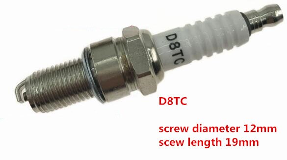 Motorcycle spark plug A7TC D8TC B8TC B8RTC E6TC E5TC E7TC E8TC E9C motorcycle spark stone: D8TC