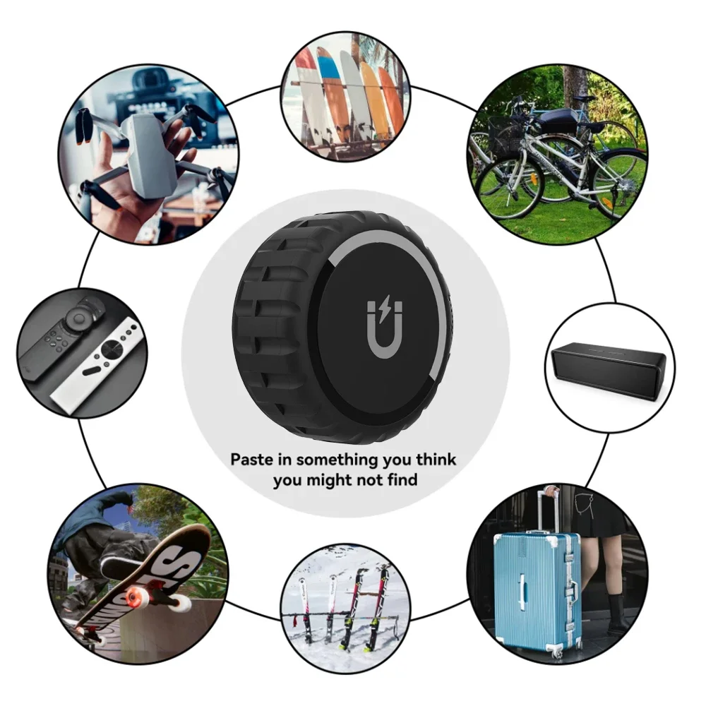 Per Apple AirTag Custodia magnetica Custodia protettiva impermeabile con supporto adesivo Accessori portachiavi anti-smarrimento