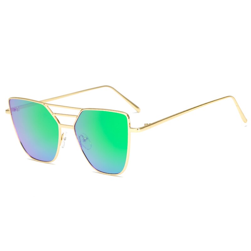 Dames heren kattenoog roze zonnebril dames zonnebril spiegelend dames vierkante zonnebril voor coating oculos merk zonnebrillen