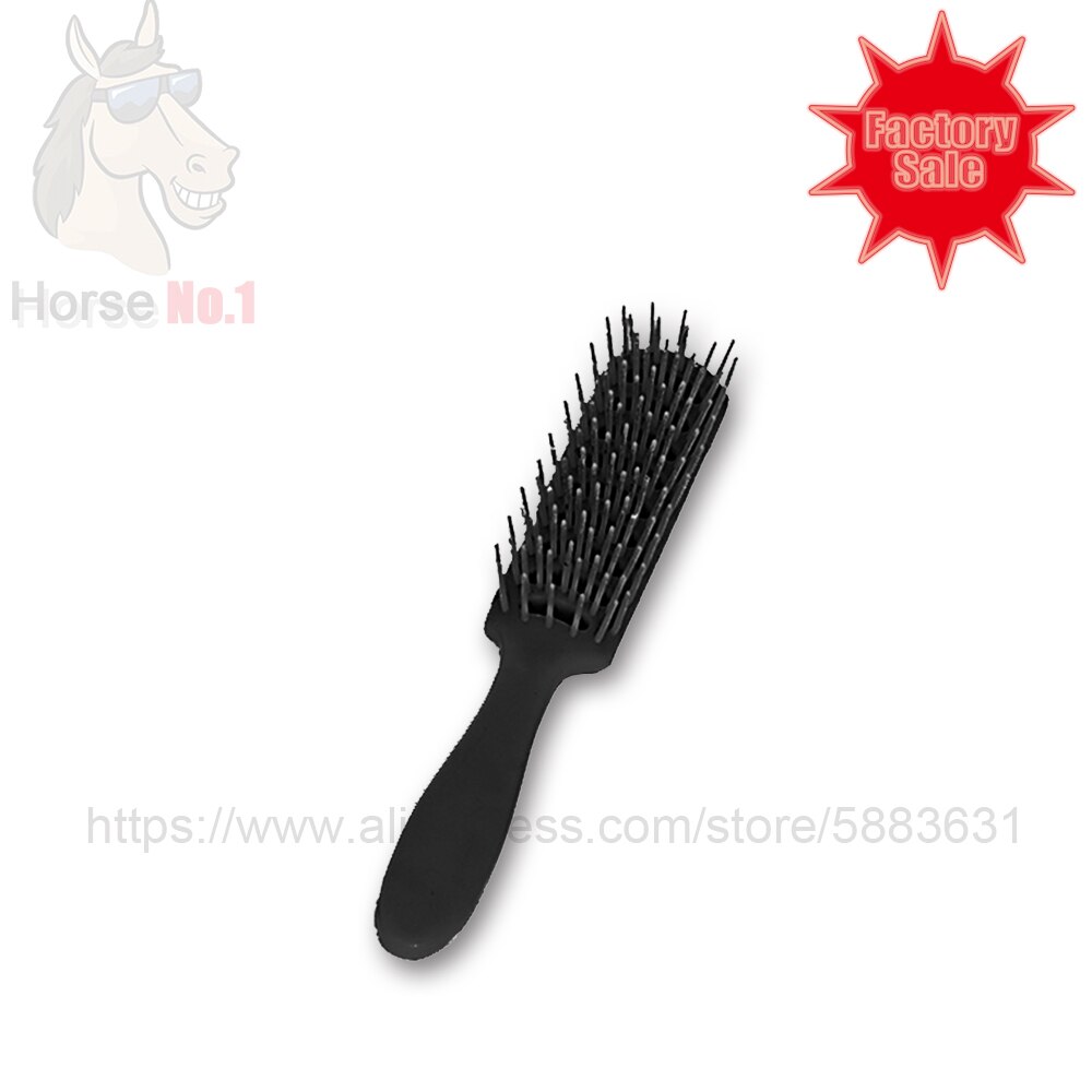90 3007 plast fletning kam pp materiale til mane detangler 19 x 3.1cm økonomisk kam til hest rengøring fabrik direkte
