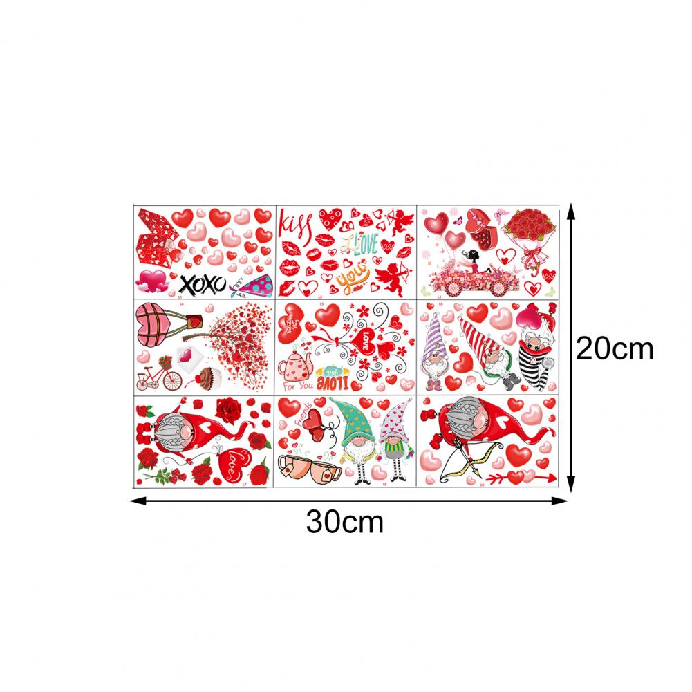 1 Set Window Stickers Window Decal Wall Decals Window Decorations Removable Self-adhesive Glass Sticker DIY Wall Stickers Home