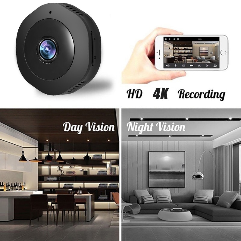 Mini DV/ WiFi Camera Home Security Camera HD 4K/1080P Night Vision Motion Detection Actie Camera Motion Sensor Camcorder