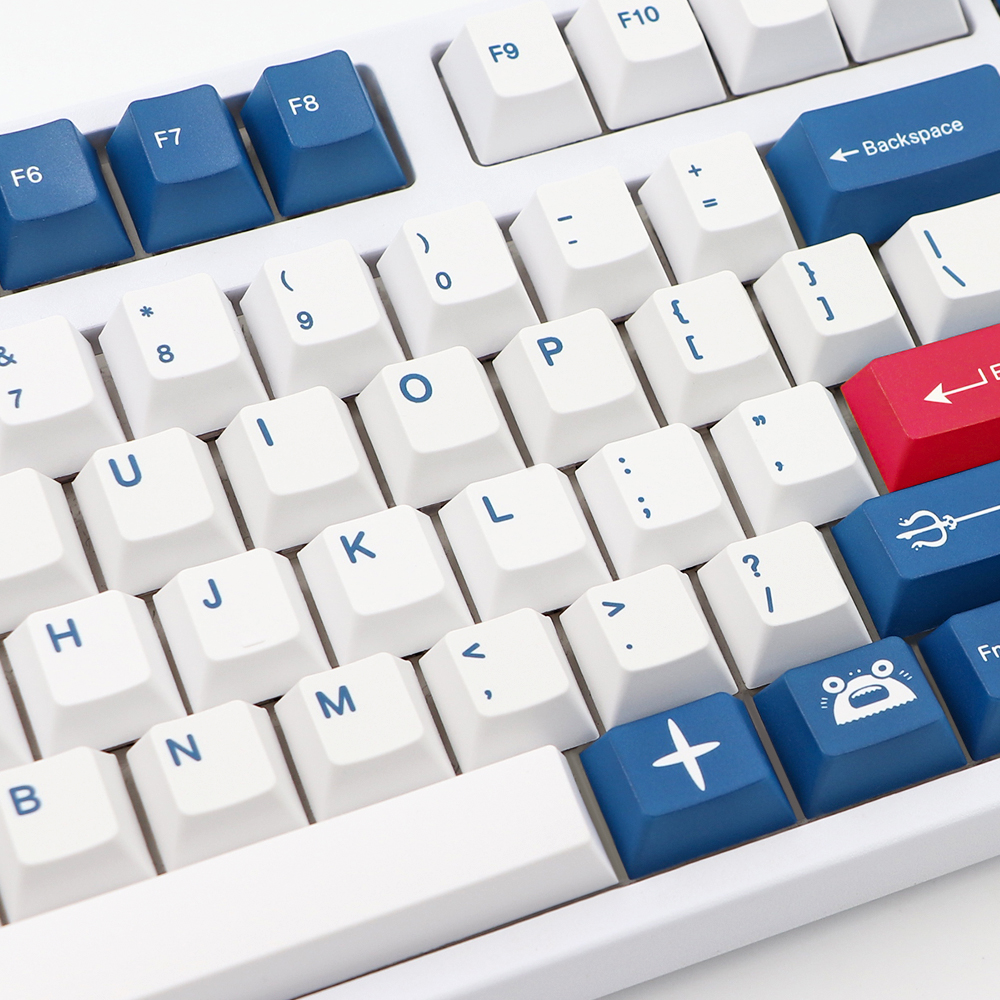 RAMA a Shrimp pbt Keycap Cherry Profile For dz60/gk61/68/75/84/980/104 Corsair STRAFE K65 K70 Logitech G710+ 7 u Space Key Cap