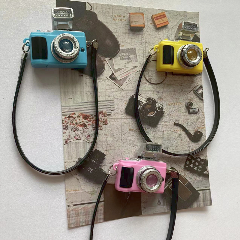 Camera Refrigerator Sticker Magnet 3D Three-dimensional Magnet Home Decoration
