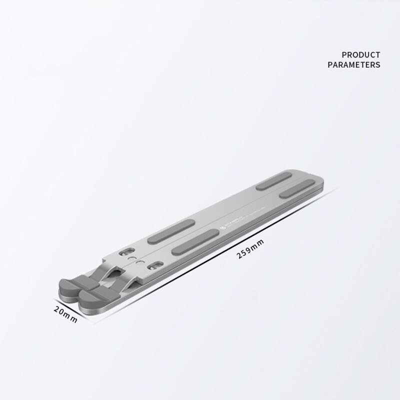 Soporte de ajuste de 8 niveles para MacBook Pro Air 13 15 16, soporte plegable de escritorio de aleación de aluminio para iPad Pro 12,9