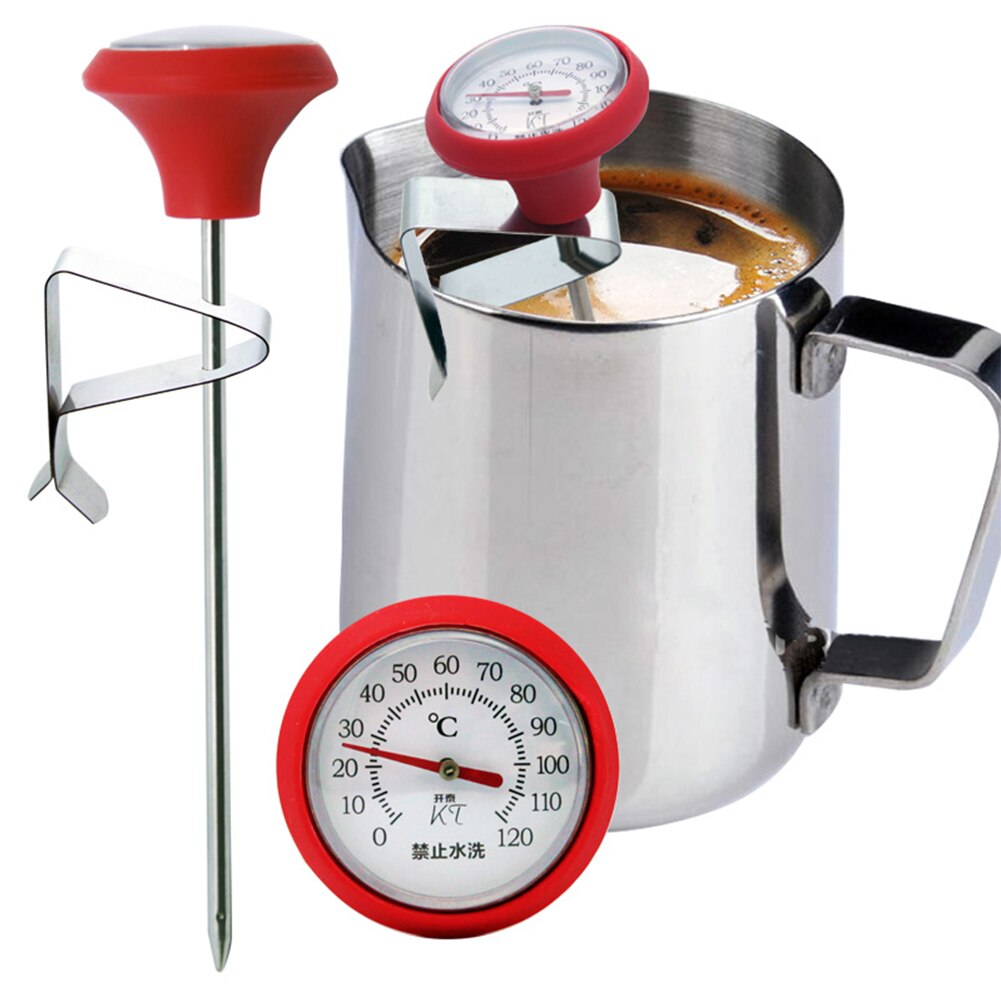 Dial Thermometer 304 Food Grade Stainless Steel Instant Read Coffee Milk Barbecue Thermometer High Precision