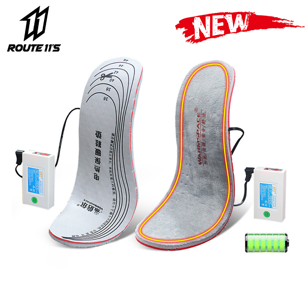 Motorrad Stiefel Beheizte Einlegesohlen Winter USB Akku Betrieben Thermische Moto Motorrad Schuhe Elektrische Heizung Einlegesohlen warm Halten