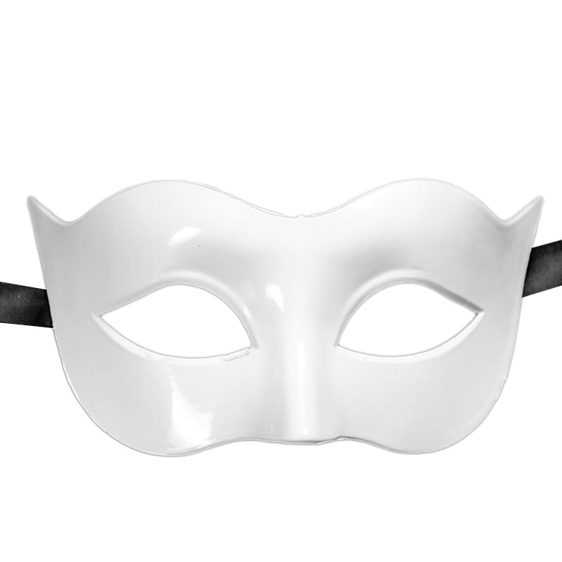 3 stijlen Vrouwen Mens Cool Maskerade Fantasy Half Gezicht Masker Cosplay Halloween Fancy Dress Party Voor Kerst Dag: white