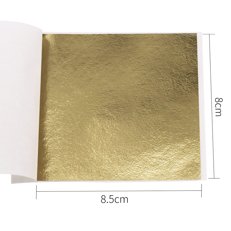 100pcs/10clolors Art Crafts Imitation Gold Sliver Copper Foil - Gilding Metal Leaf Leaves Sheets DIY Crafts Decor Paper: plum