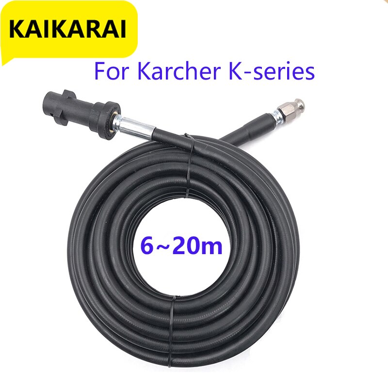 6m 10m 15m 20 meters Quick Connect Sewer Drain Water Cleaning Hose for Karcher K2 K3 K4 K5 K6 K7 High Pressure Washer