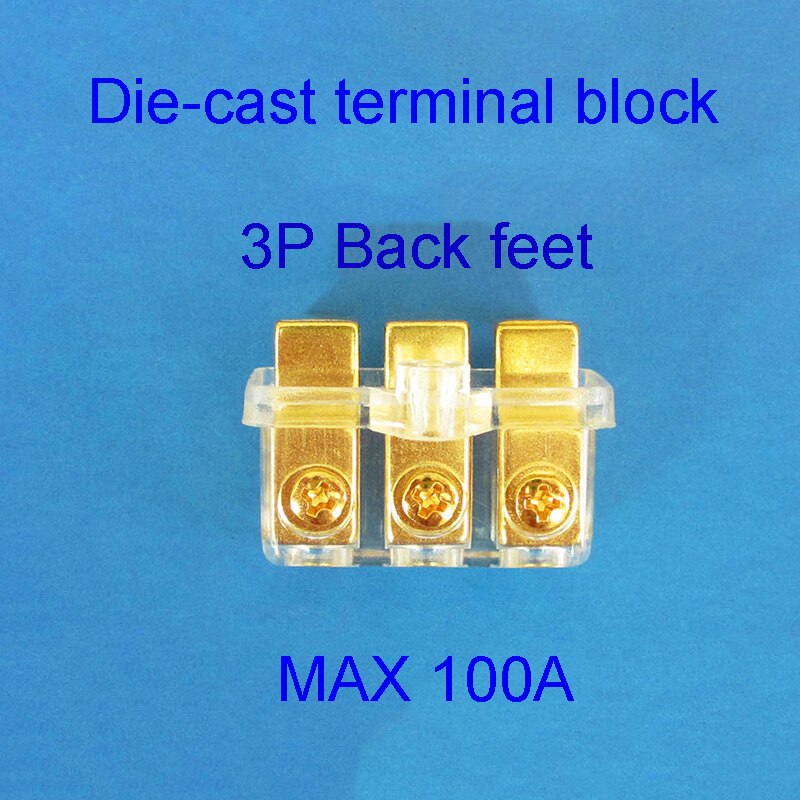 Amplifier Terminal / Power Terminal / 3 And 4 Digits Advanced Die-casting Terminals 3P 4P Positive Feet Back Feet H184