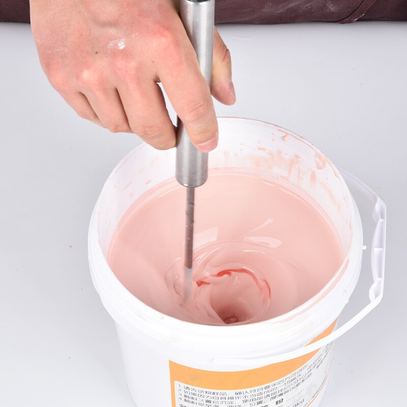 Keramische Kunst Stirrer Handheld Mini Rvs Telescopische Stirrer Polymeer Klei Handmatig Mengen Glazuur Tool Diy Ambachten Maken