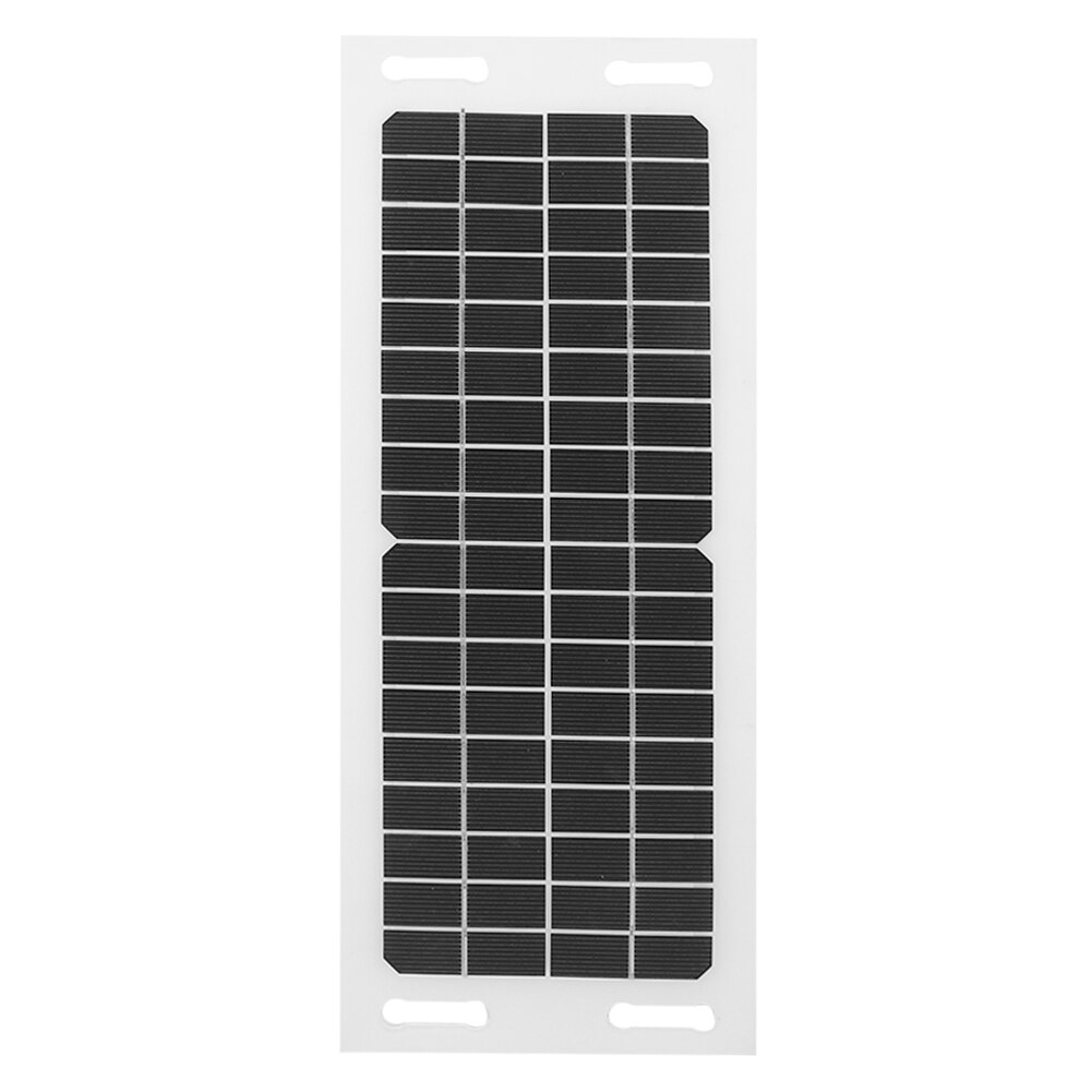 18v 5w sol ekstern batterioplader bil soloplader fleksibelt monokrystallinsk silicium med 3 meter opladerkabel