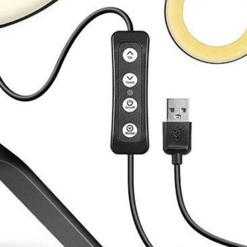 Broadcast Live Photography Fill Light LED Camera Phone Flash Dimmable Light On-Camera Video Lights with Desktop Stand