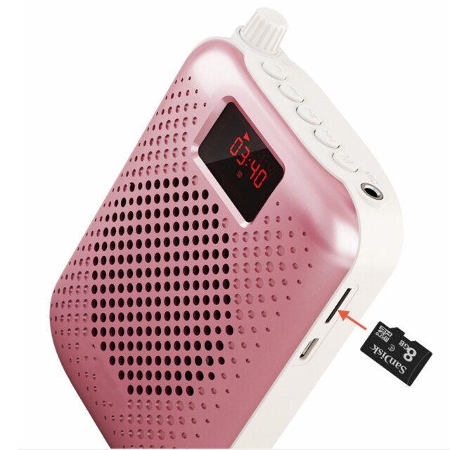 Altoparlanti amplificatore microfono più forte Radio FM altoparlante portatile Bluetooth esterno megafono per insegnamento guida turistica venditore: Altri