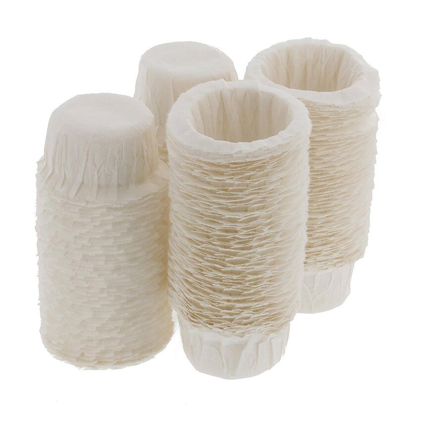 100 st pappersfilter koppar utbytes k-cup filter för keurig k-cup fantastiska kaffefilter