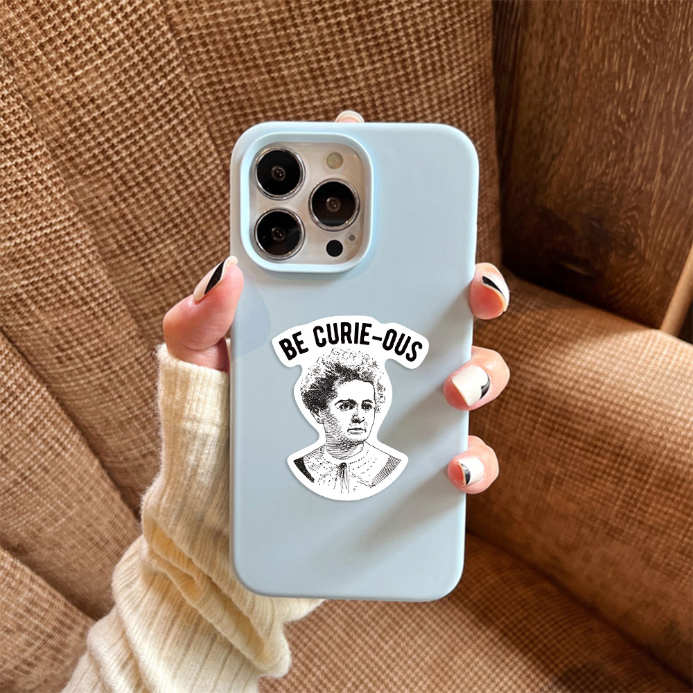 50Pcs World Philosophy Writers and Celebrities Stickers Paintings DIY Waterproof Stickers Decorate Laptop Guitar Skateboard