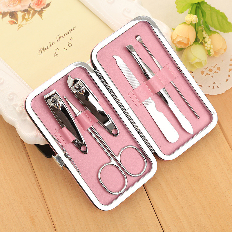 2020 Nuovo 6pz Professionale manicure in Acciaio Inox Tagliatore di Chiodo impostato impostato kit manicure impostato Unghie, Prodotti e Attrezzi carino cartone animato Chiodo