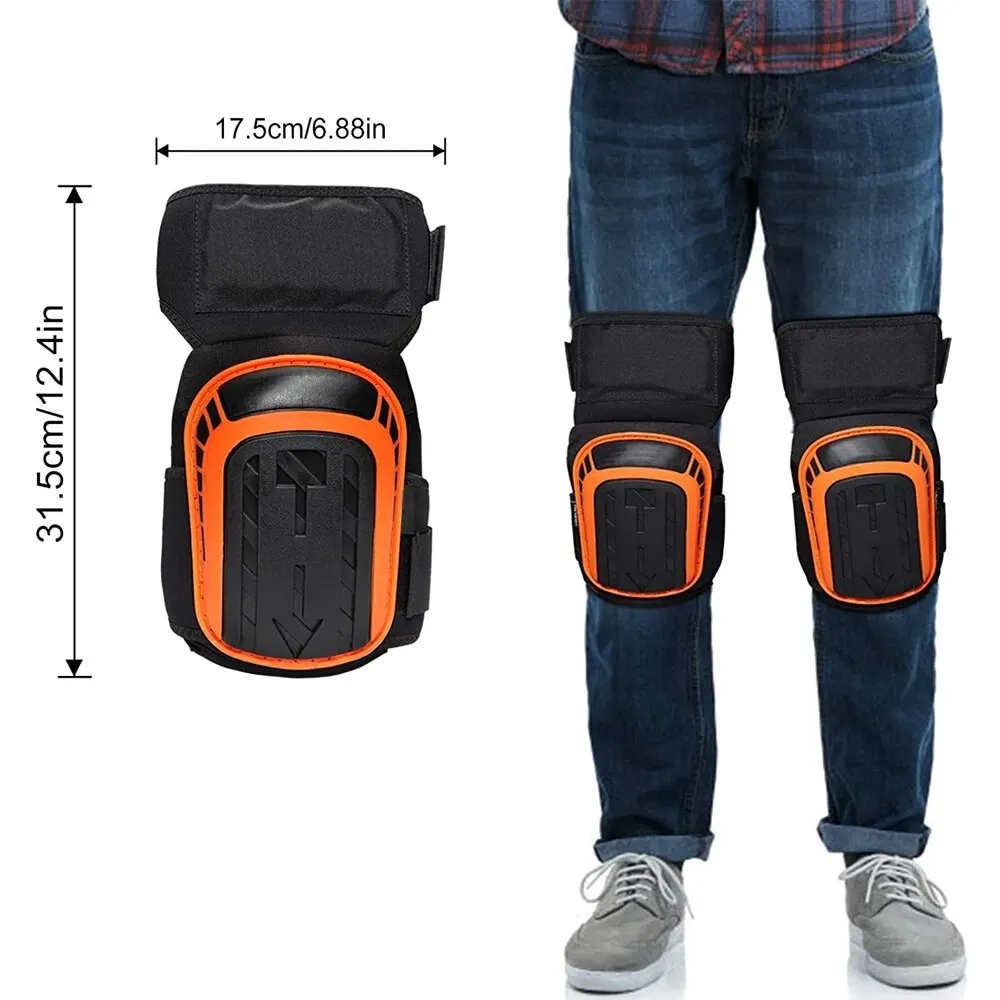 Heavy Duty EVA Foam Padding Knee Pads with Comfortable Gel Cushion and Adjustable Straps for Work and Gardening.