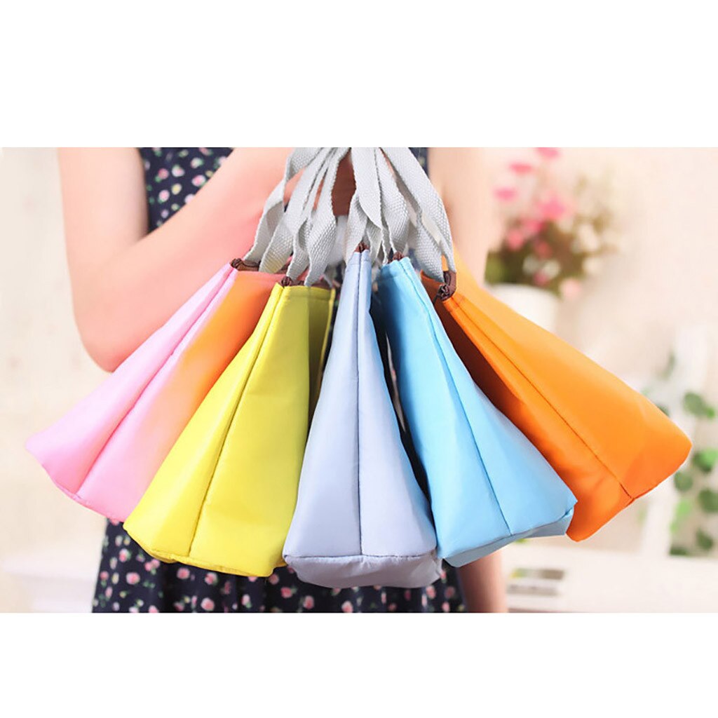 Lunch Bag Kid Women Men Thermal Insulation Waterproof Portable Picnic Insulated Food Storage Box Tote Lunch Bag