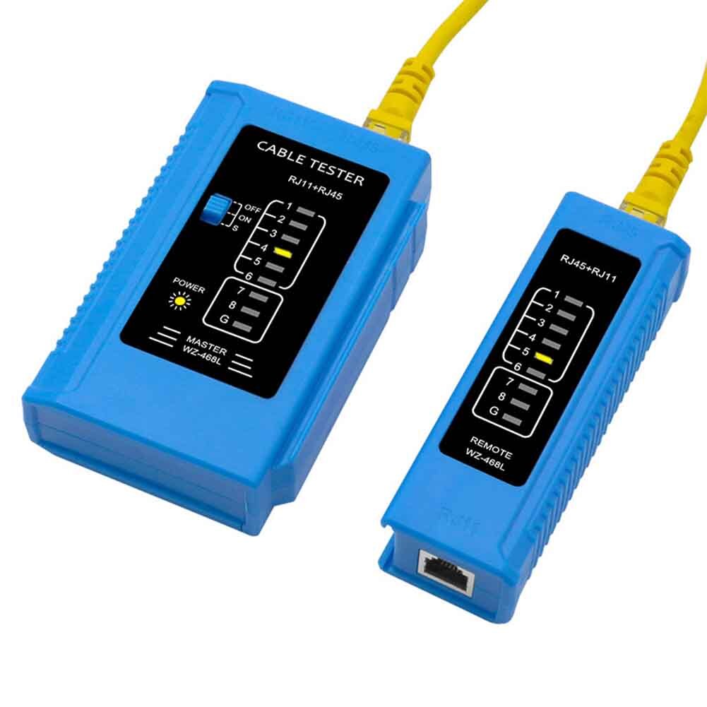 Battery Powered Multifunctional Wide Use Network Cable Tester Micro Interface Detection Repair Tool Ethernet Lan Wiring Problem