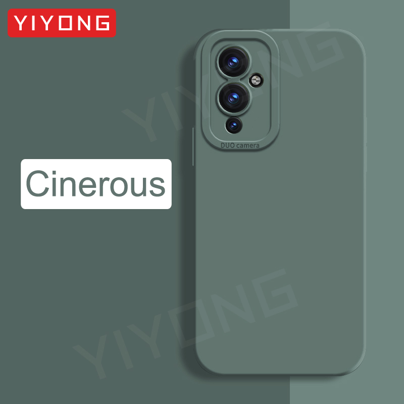 per OnePlus9 Custodia YIYONG coperchio morbida in silicone liquido setoso per OnePlus 9 pro 9R 9RT uno più 10 pro OnePlus10 pro Custodie per telefoni: Denim / Cielo Blu