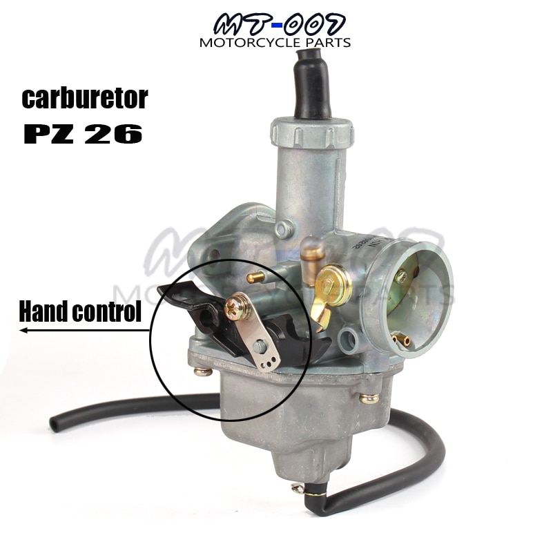 PZ26 26mm gaźnik węglowodany gaźnika dla Honda CB125 XL125S TRX250 TRX 250EX XR100 XR200 CG CB 125 150 cc ATV Quad silnik terenowy motocykl