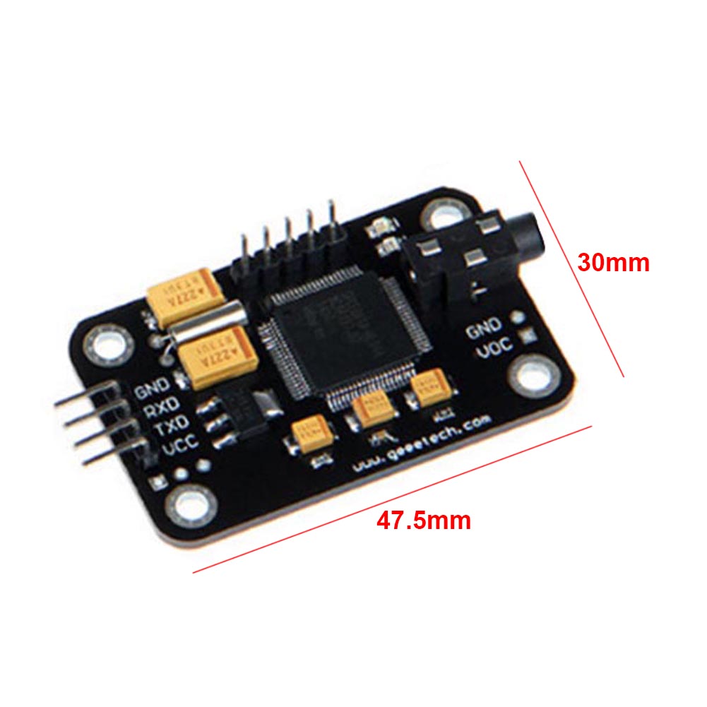 Control Durable Voice Recognition Module Universal Jumper Wire Black Speech With Microphone Tools High Sensitivity For A rduino