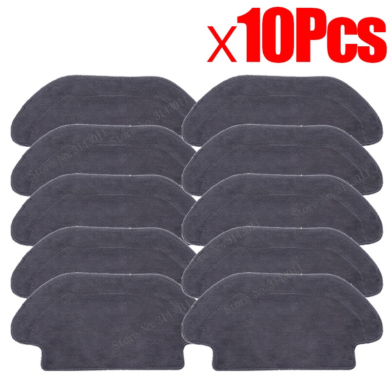 Accessoires pour aspirateur Robot XiaoMi Mijia STYJ02YM Viomi V2 PRO, tampons de nettoyage humide et sec, pièces détachées pour aspirateur Robot: 10PCS WET MOP