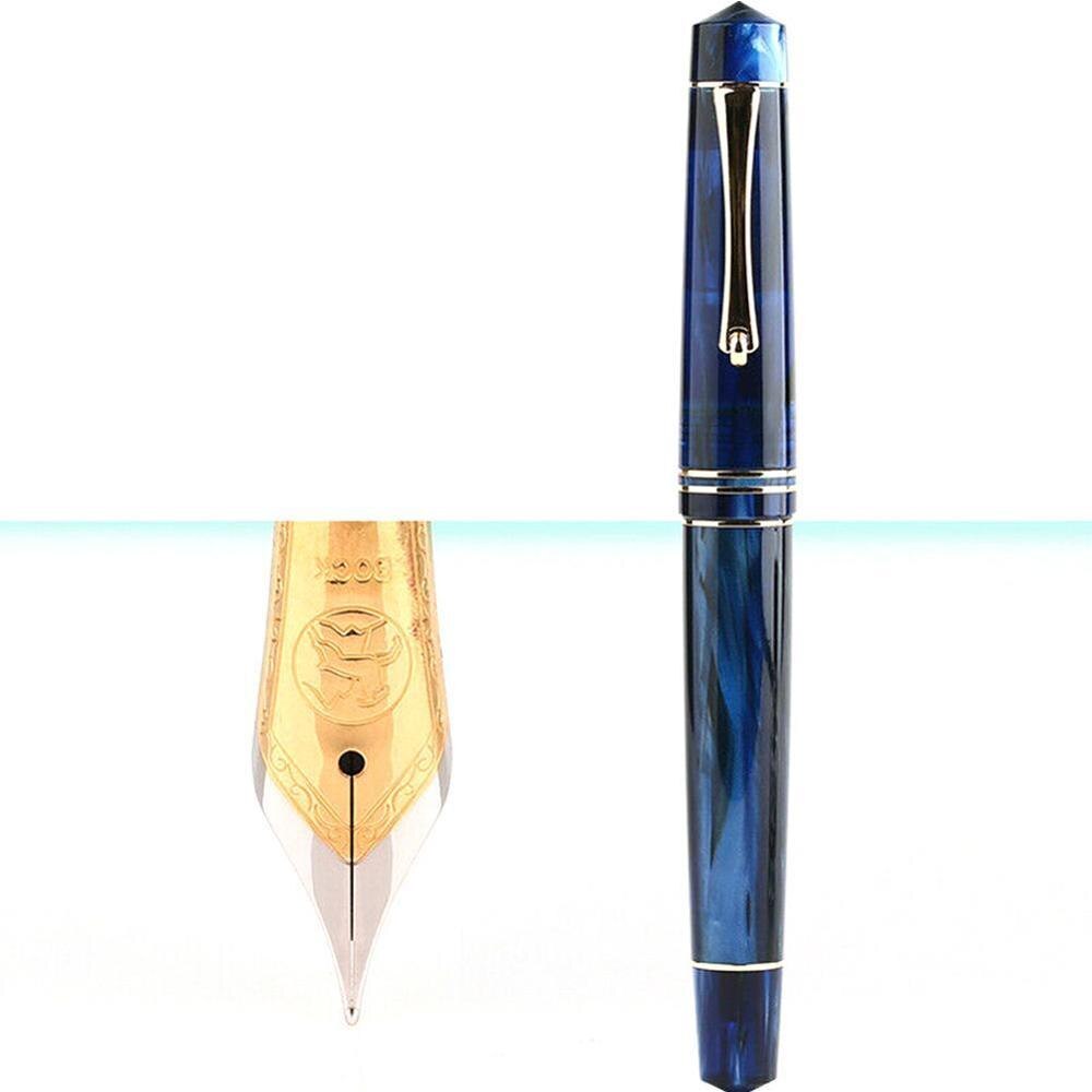 1Pc Hars Vulpen Bock Final Tip Penpunt Met Converter Gouden Clip Mooie Schrijven Pen Kantoor School Briefpapier