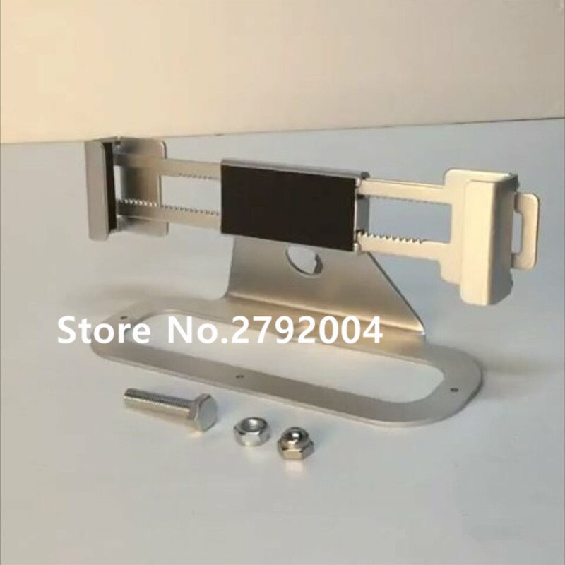 Metallic stretch laptop security display stand notebook computer desk mount anti-theft lock for all kinds of laptop with keys