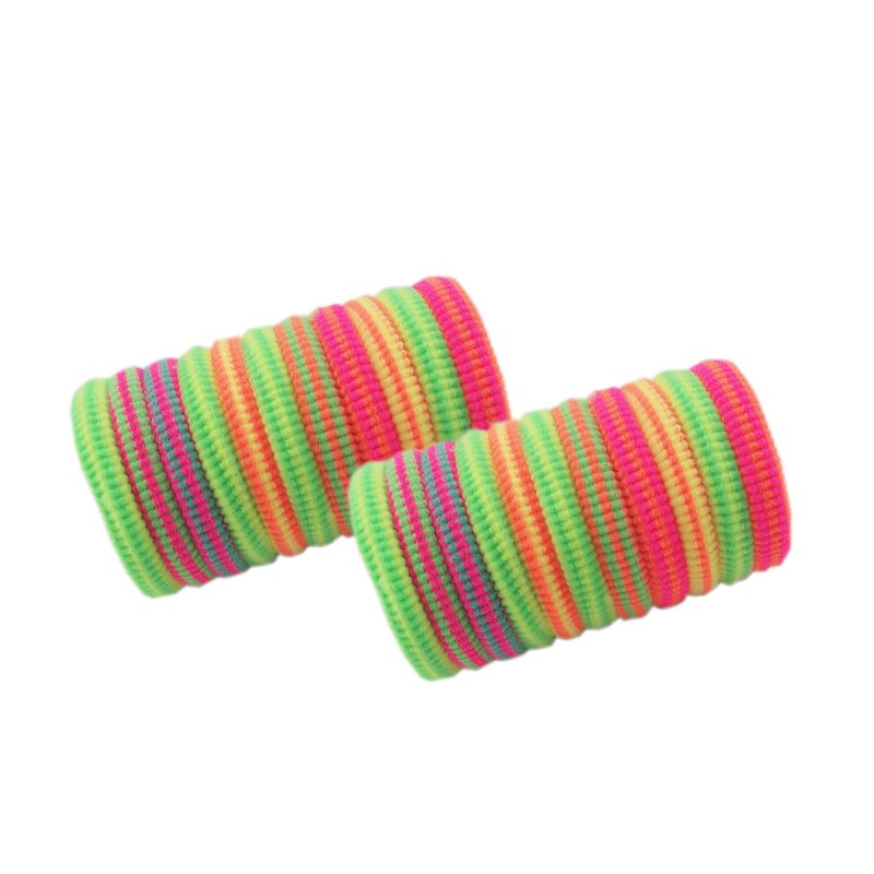 20 st härliga barn hårband rainbow mini gummiband 2cm pannband flicka elastiska hårband baby håraccessoarer