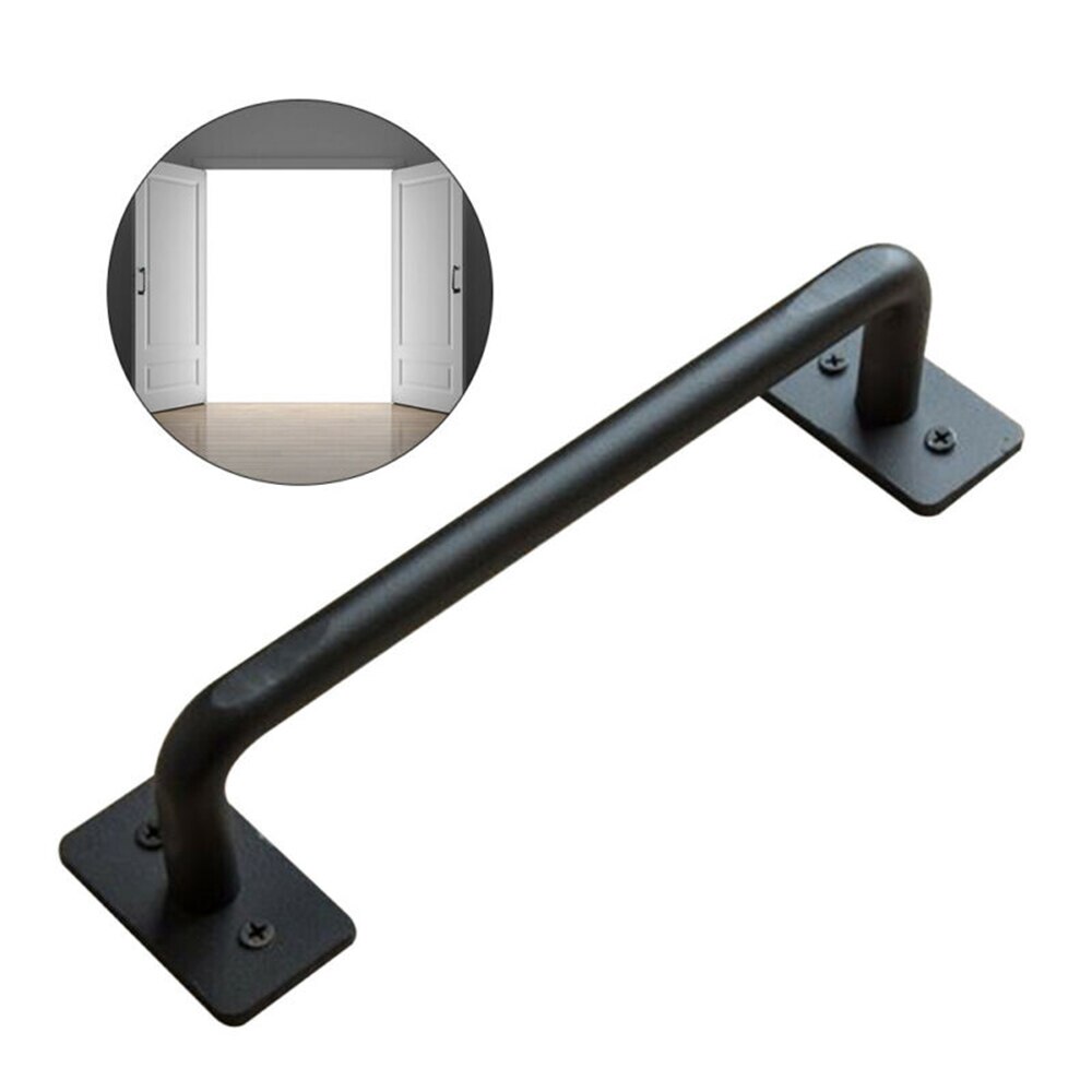 Garageport dørhåndtag hardware jern kunst træk universal glidende hjem indendørs dørhåndtag