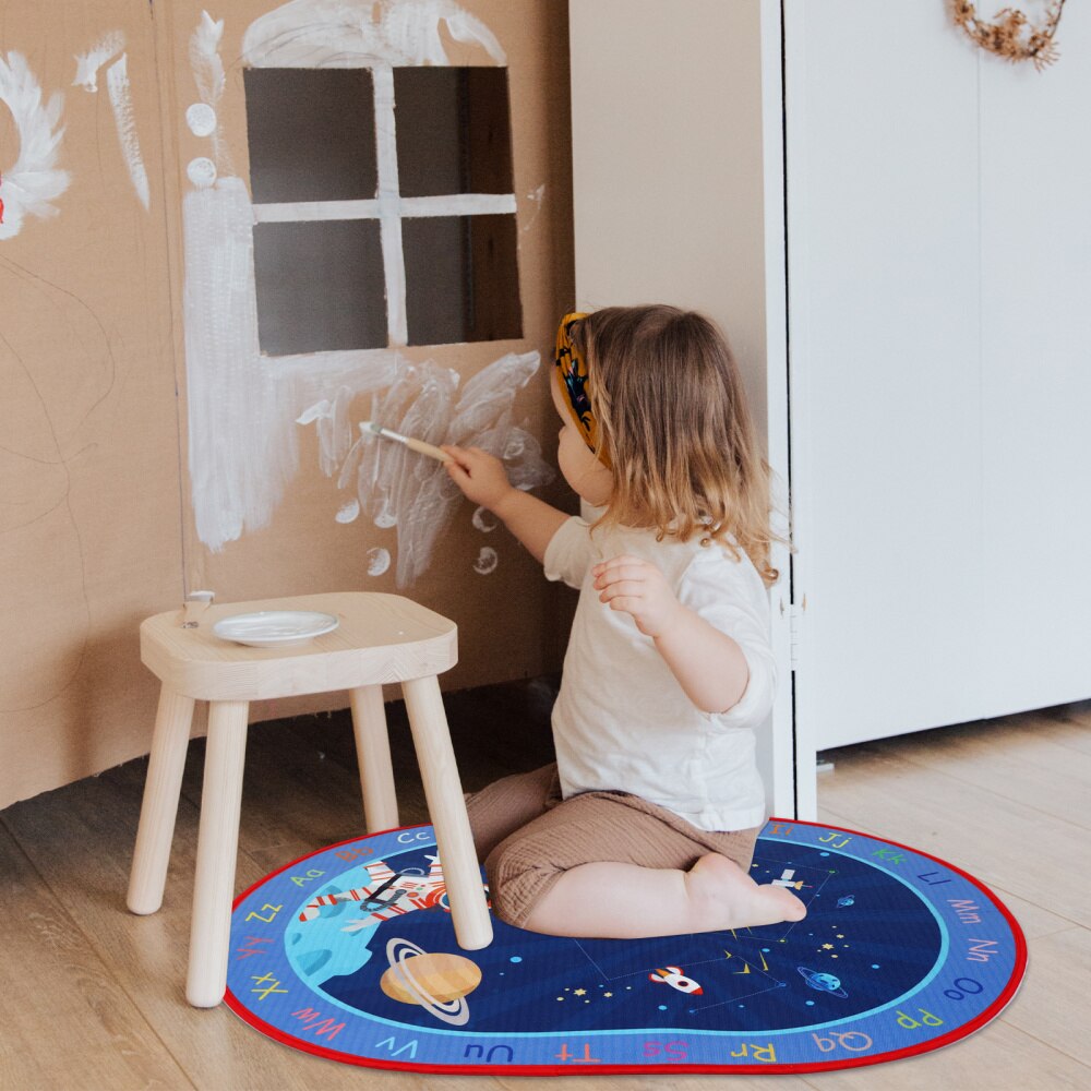 1pc bébé ramper tapis dessin animé tapis de sol enfants tapis de jeu coloré zone de jeu tapis