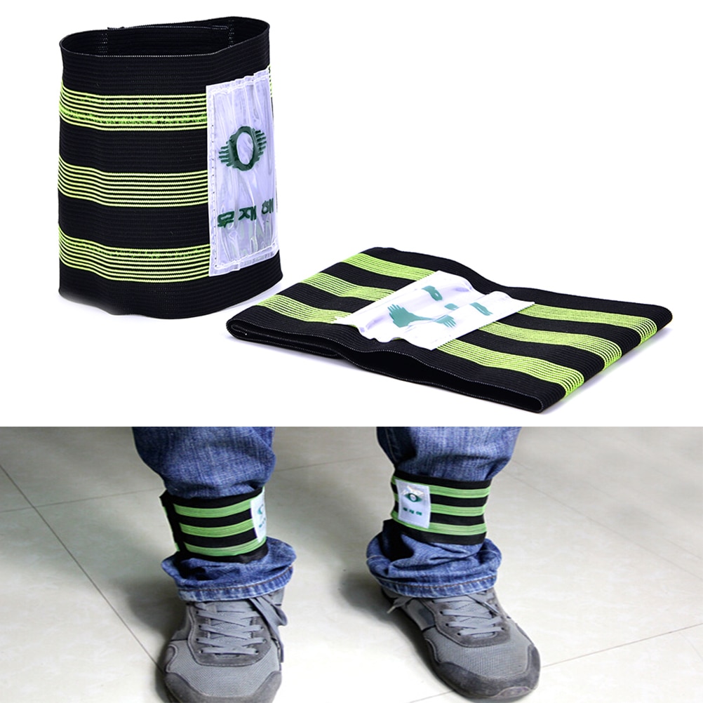 1 paire Cool rayure changement cyclisme vélo vélo lier élastique pantalon pantalon bande Clips jambe sangle