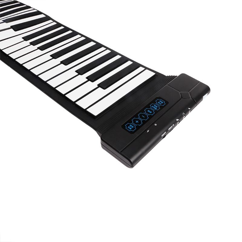 Flexible 88 Keys Usb Flexible Roll Up Roll-Up Electronic Piano Keyboard 875D