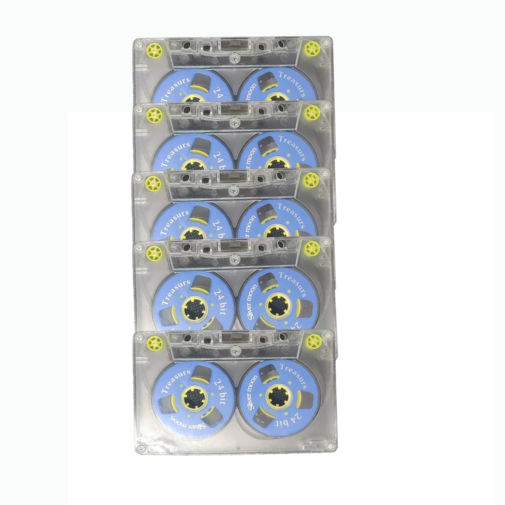 10Pcs Reel To Reel Tape Cassette 50Min Blank Tape Plastics Reel With Tape For Audio Recording