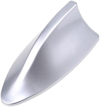 Car Stickers Car Shark Fin Antenna for BMW e46 e90 e39 f30 f10 e36 e60 x5 e53 f20 e34 accessories: Silver