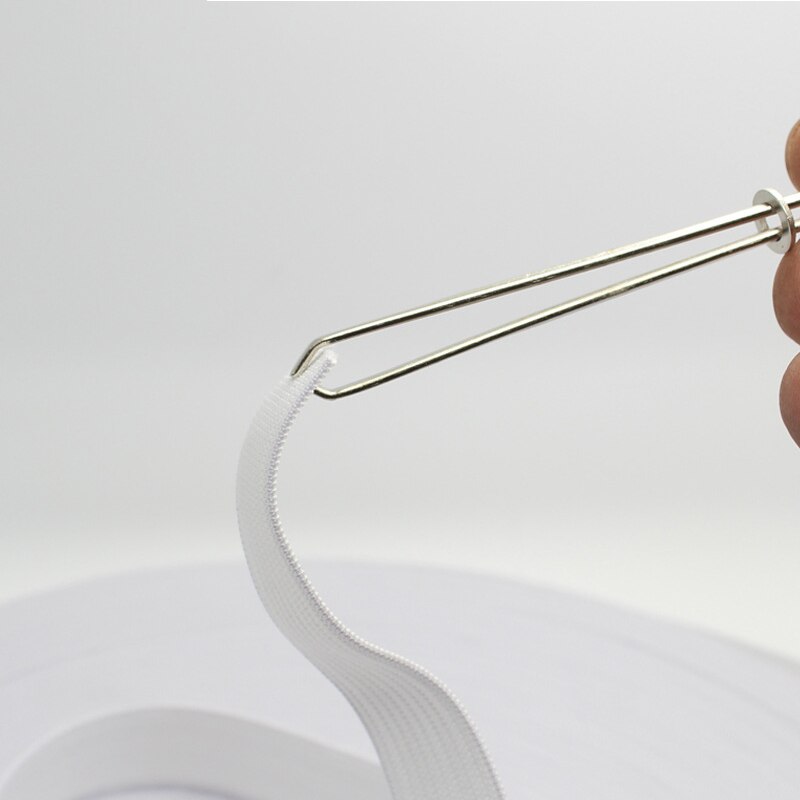 Metal Threader Clip Drawstring Elastic Band Threader Tweezers Wearing Guide for DIY Waist Band Threading Craft Sewing Gadgets