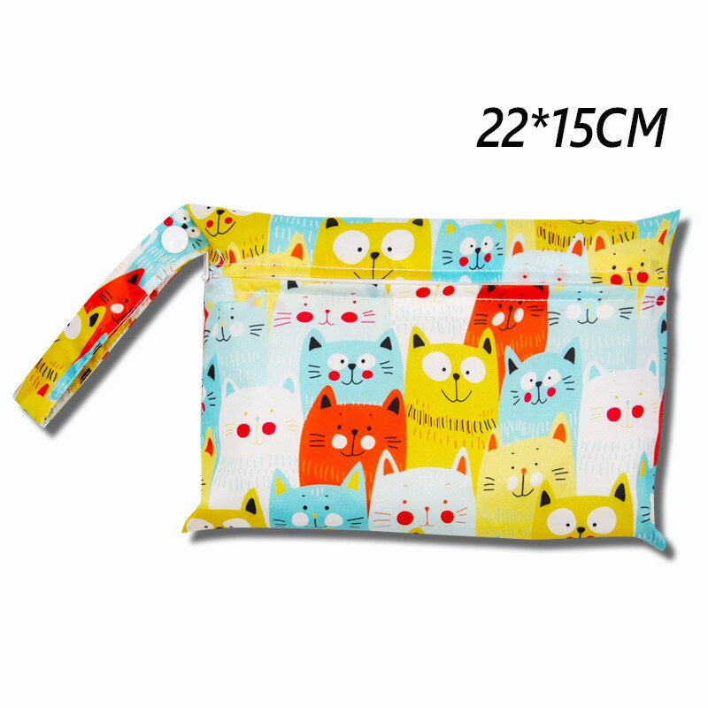 Baby Windel Tasche Gedruckt Wasserdicht Nass Trockenen Windel Reißverschluss Handtasche Kinderwagen Tragen Pack Reise Lagerung Ich bin Freien Tasche Kinderwagen teile: T8