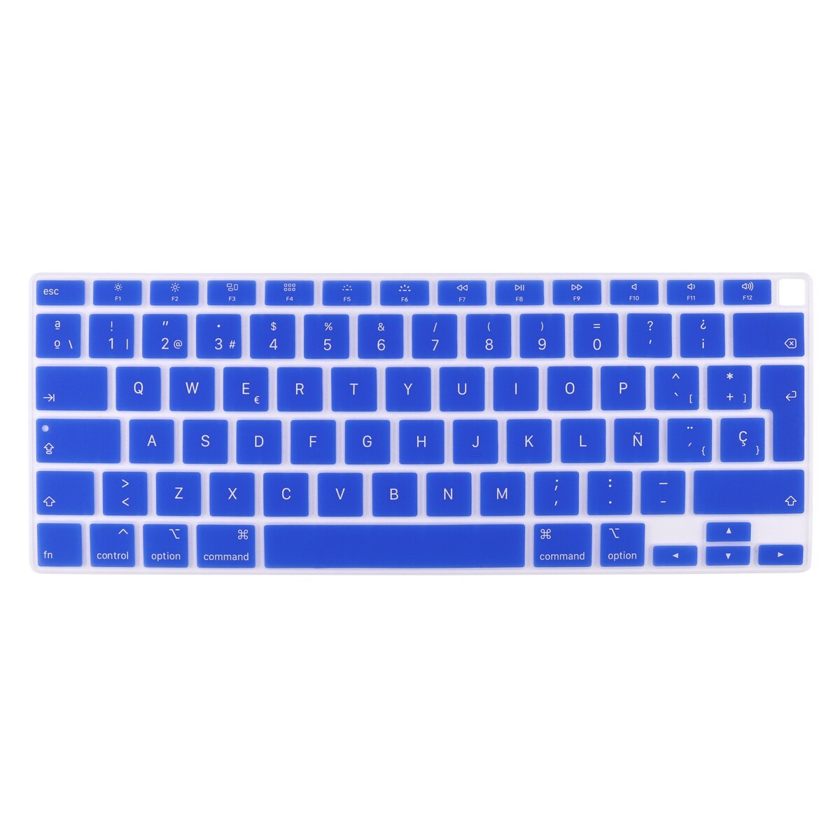 UNS/EU Geben Typ Spanisch/Russisch/Französisch Englisch Tastatur Abdeckung Für MacBook Air 13 A2179 A2337 touch ID Transparent Haut: EU Spanish dark blue