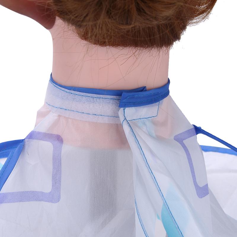 Foldable Waterproof Hair Cutting Cape Cloak Kids Adult Hair Styling Gown Clothes Salon Haircut Umbrella Capes Accessories