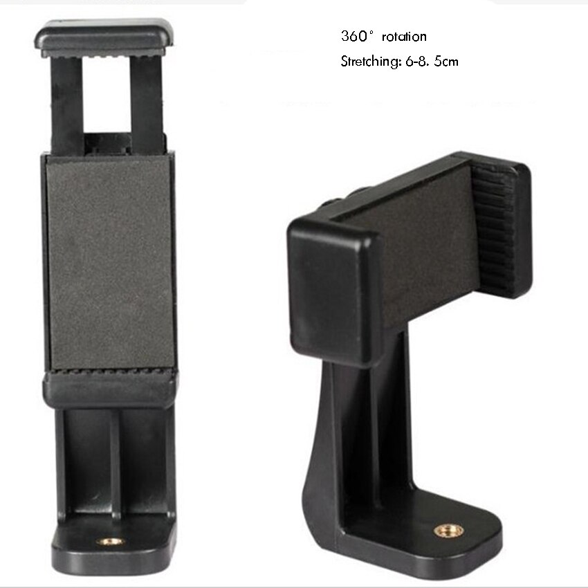 Universele Smartphone Statief Adapter Mobiele Telefoon Houder Mount Adapter, Draait Verticale En Horizontale, Verstelbare Klem