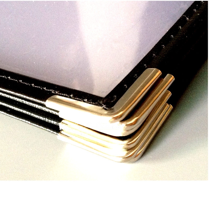 1, 2 , 3 , 4，5 sheets 2 , 4 , 6 , 8，10 views A4 Transparent pvc menu holder transparent menu book cover Fits 1/2" x 11" Paper