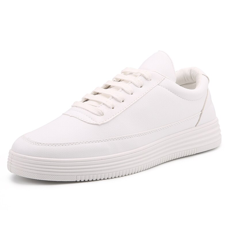 Sneakers Mannen Tennisschoenen Tenis Blancos Outdoor Tenis Masculino Lederen Sport Schoenen Mannelijke Trainers Zapatillas Hombre: WHITE / 7