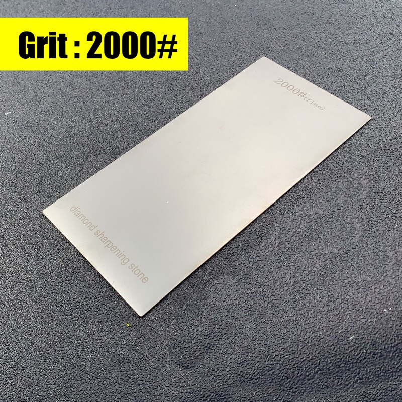 Diamond stone Sheet Sharpening stone knife sharpener 80-3000 grit Kitchen knife grinding tools sharpener Garden Abrasives: Grit 2000