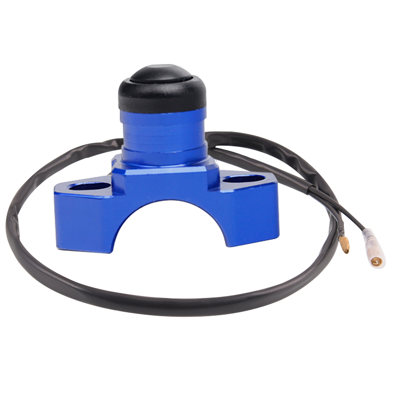 Hurbike-Joli à bouton pour moto, démarreur de moteur, Kill On Off VILLE CNC, universel, arrêt du moteur, démarrage, Kill Switch: Lavande