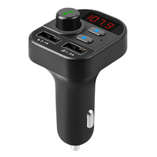Handsfree Car Kit Draadloze Bluetooth Fm-zender MP3 Radio 2 Usb Charger Auto Accessoires Handsfree