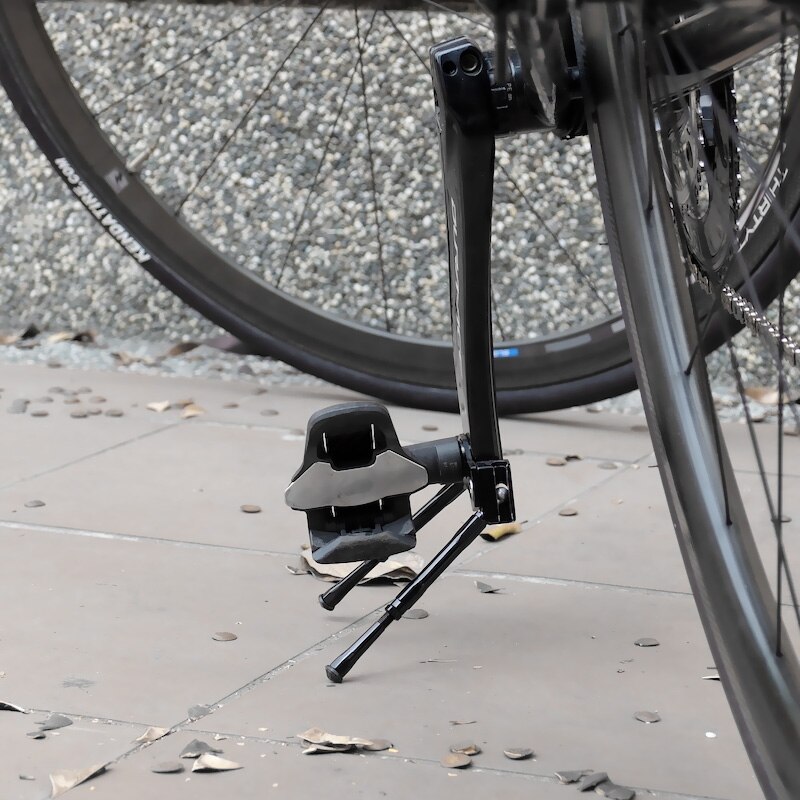 Fahrrad Einstellbare Kurbel Fuß Unterstützung Fahrrad Fahrrad Ständer Parkplatz Gestell MTB Mountainbike Unterstützung Seite trete Ständer Fuß befestigen